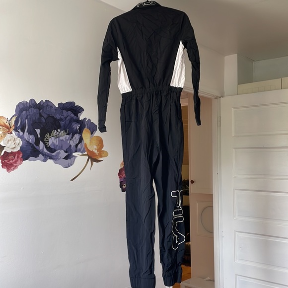 Fila Black and White Jumpsuit Sz M - Picture 3 of 4